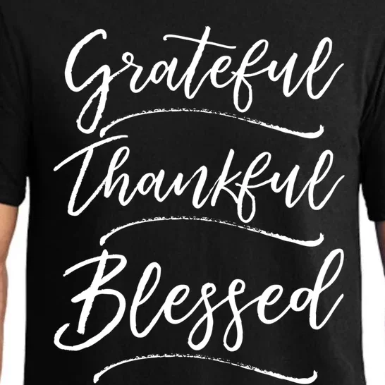 Christian Art Design Jesus Gift Grateful Thankful Blessed Cute Gift Pajama Set