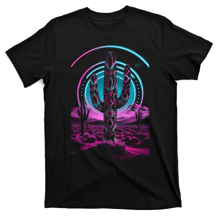 Cool Artsy Desert Cactus T-Shirt