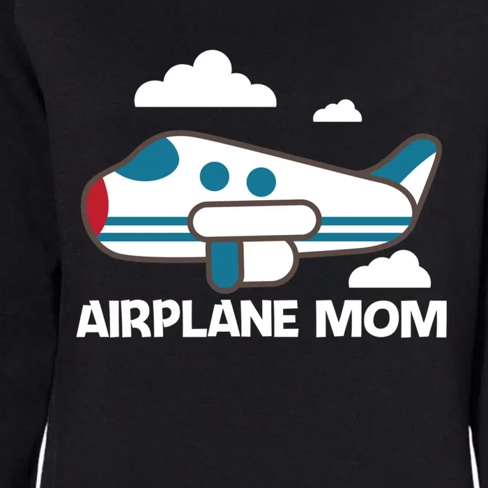 Cool Airplane Design For Mom Mother Aviation Plane Lovers Gift Womens California Wash Sweatshirt