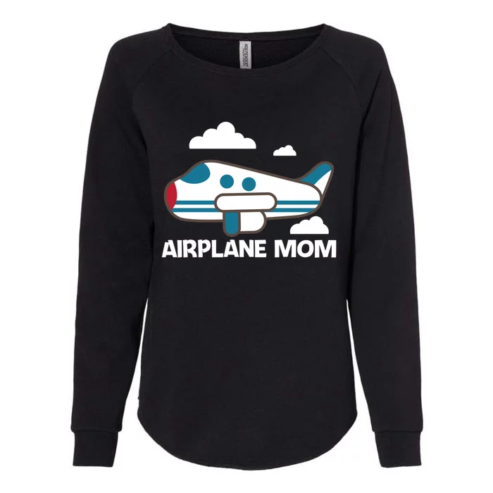 Cool Airplane Design For Mom Mother Aviation Plane Lovers Gift Womens California Wash Sweatshirt