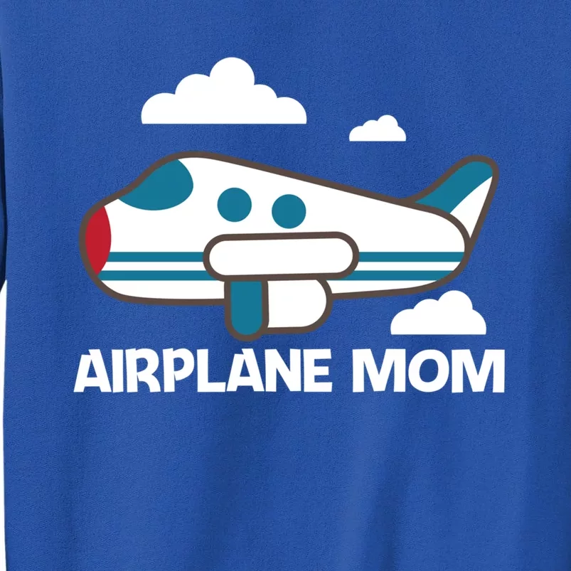 Cool Airplane Design For Mom Mother Aviation Plane Lovers Gift Sweatshirt