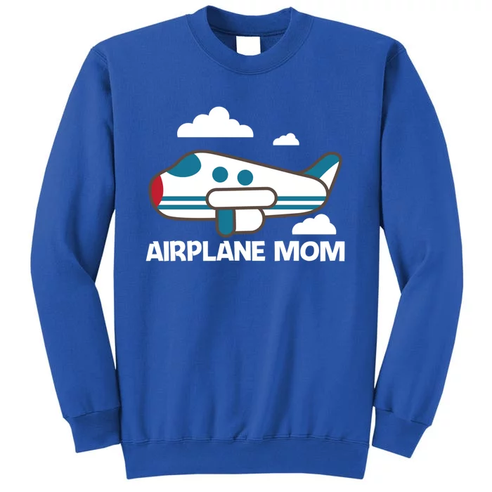 Cool Airplane Design For Mom Mother Aviation Plane Lovers Gift Sweatshirt