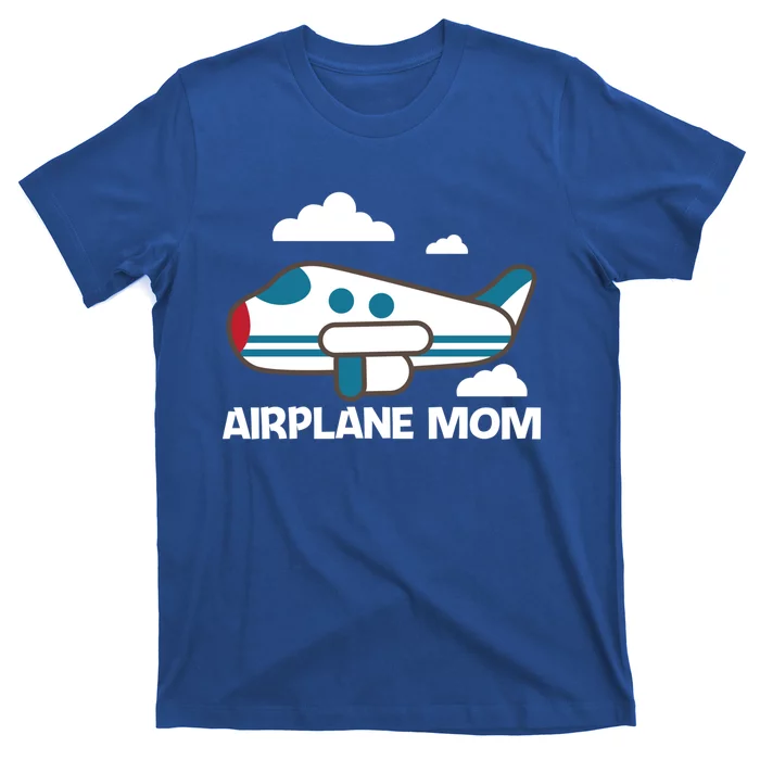 Cool Airplane Design For Mom Mother Aviation Plane Lovers Gift T-Shirt