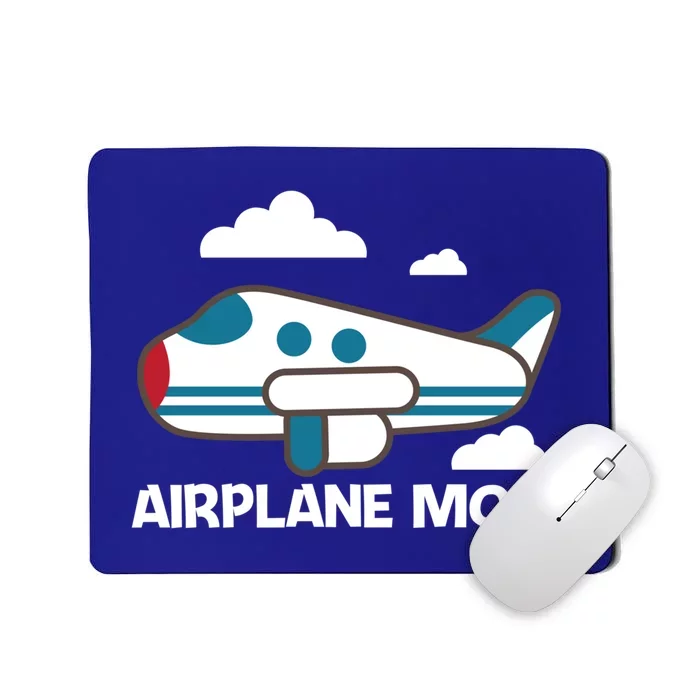 Cool Airplane Design For Mom Mother Aviation Plane Lovers Gift Mousepad