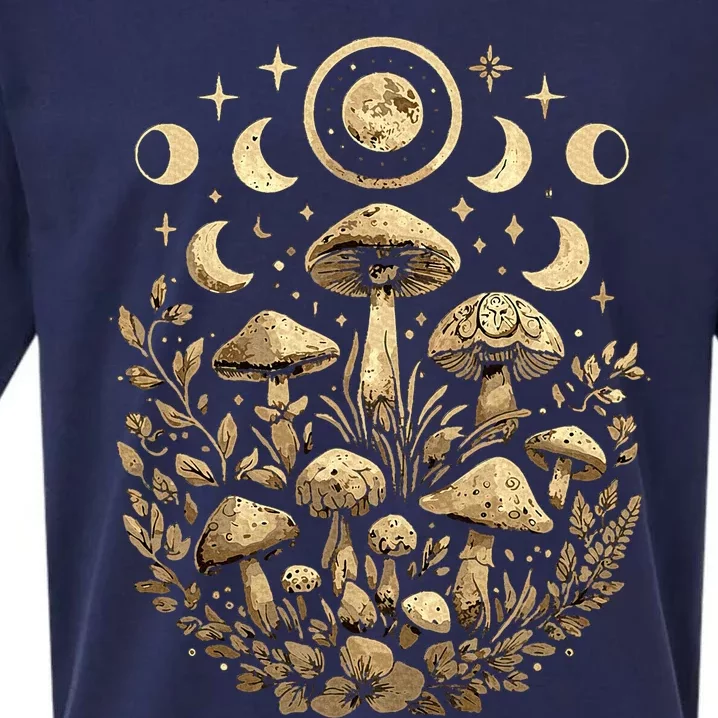 Cottagecore Aesthetic Dark Academia Aesthetic Mushroom Sueded Cloud Jersey T-Shirt