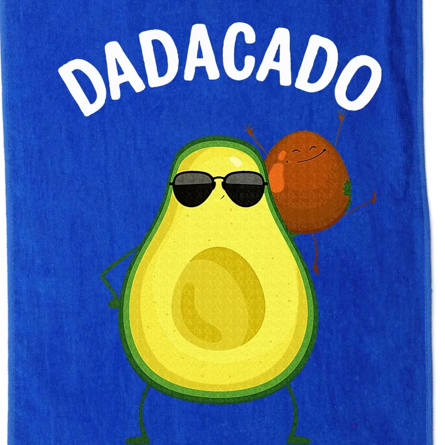 Cute Avocado Design For Dad Fruit Avocado Pear Lovers Platinum Collection Golf Towel