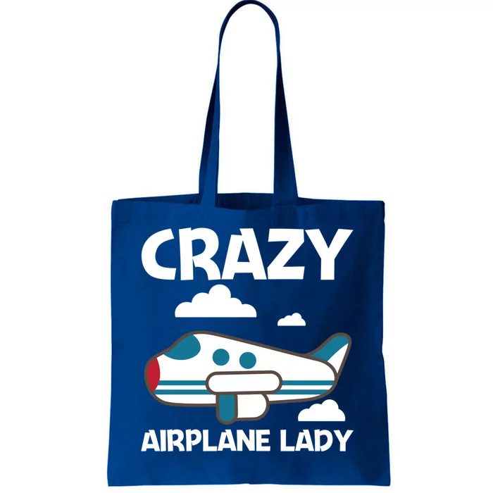 Cool Airplane Design Mom Aviation Plane Lovers Gift Tote Bag