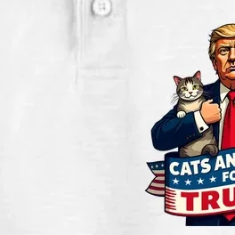 Cats And Dogs For Trump 2024 Kittens And Dogs For Trump Dry Zone Grid Performance Polo