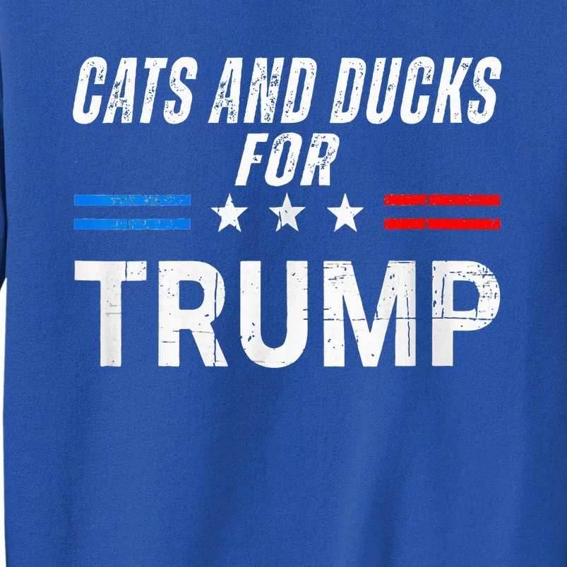 Cats And Ducks For Trump 2024 Sweatshirt