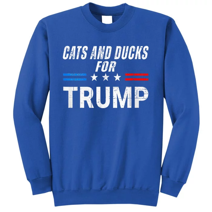 Cats And Ducks For Trump 2024 Sweatshirt