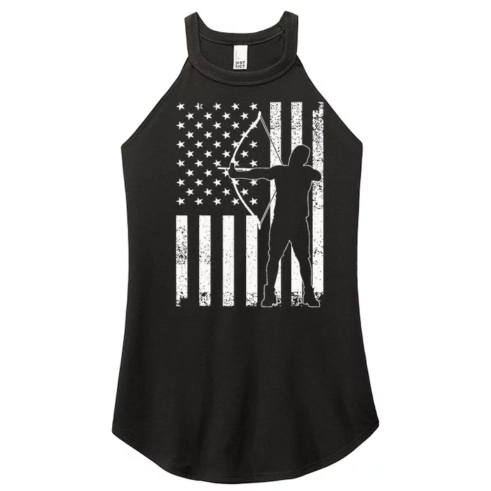 Cute Archery Design For Men Women Archer Sport Archery Lover Women’s Perfect Tri Rocker Tank