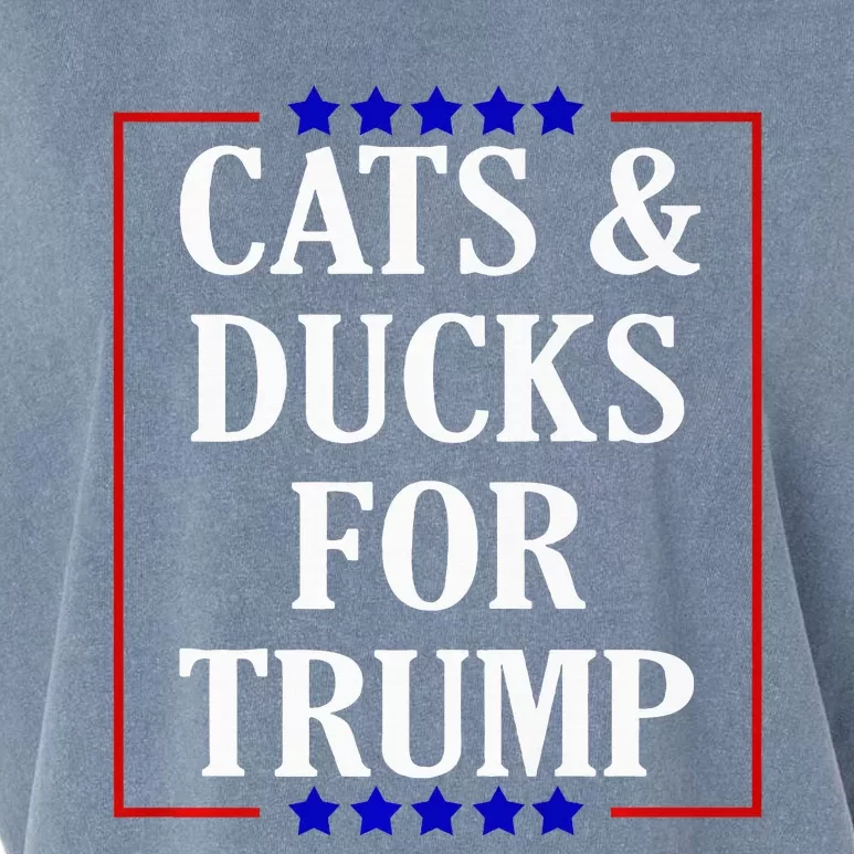 Cats And Ducks For Trump Kittens And Ducks For Trump 2024 Premium Garment-Dyed Women's Muscle Tee