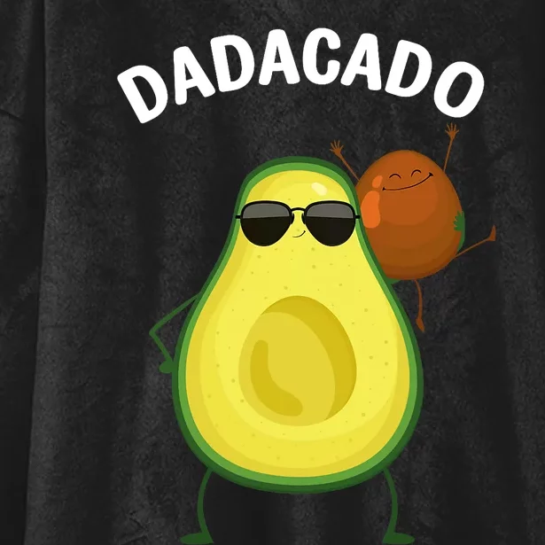 Cute Avocado Design For Dad Fruit Avocado Pear Lovers Hooded Wearable Blanket