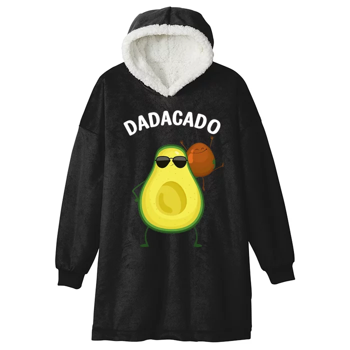 Cute Avocado Design For Dad Fruit Avocado Pear Lovers Hooded Wearable Blanket