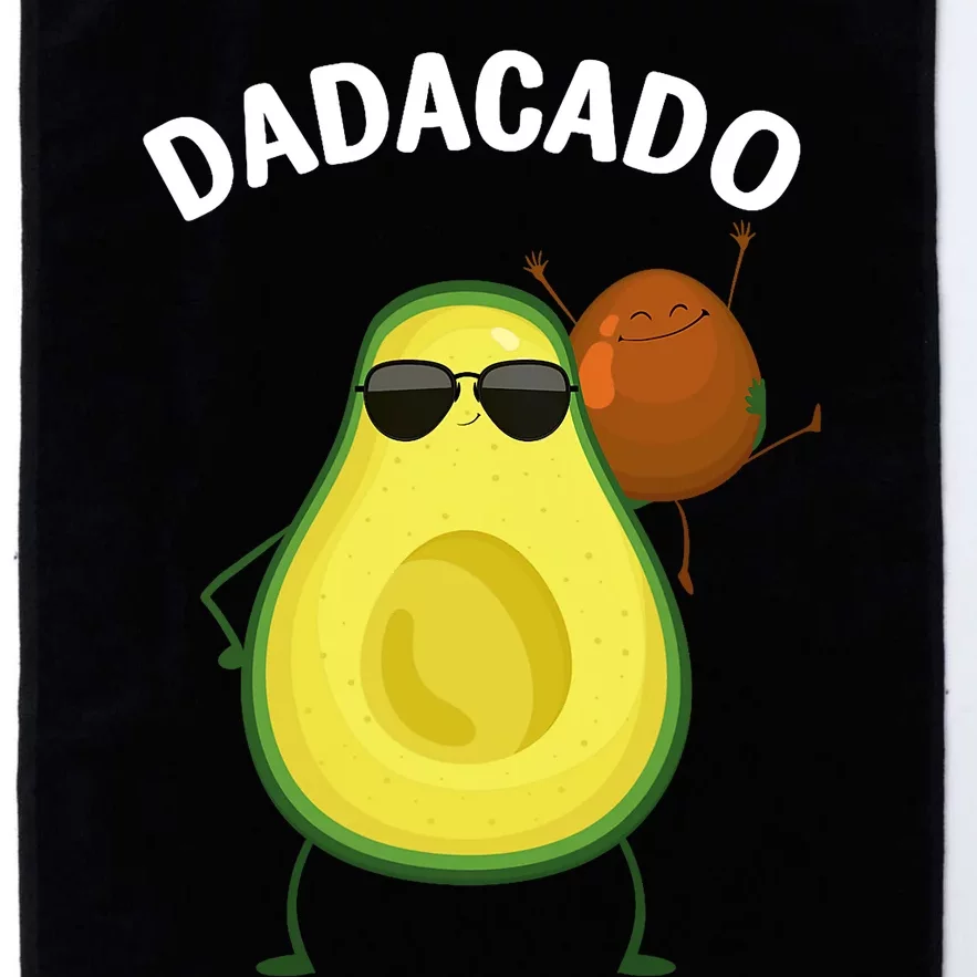 Cute Avocado Design For Dad Fruit Avocado Pear Lovers Platinum Collection Golf Towel