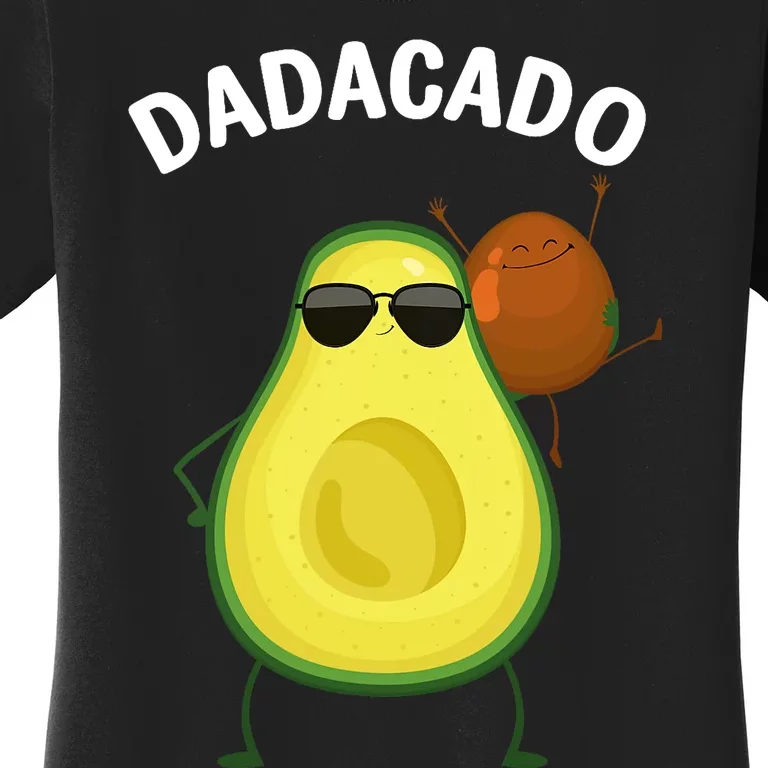 Cute Avocado Design For Dad Fruit Avocado Pear Lovers Women's T-Shirt