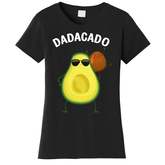 Cute Avocado Design For Dad Fruit Avocado Pear Lovers Women's T-Shirt