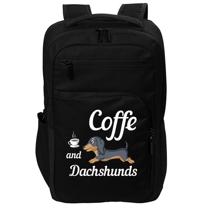 Coffee And Dachshunds Impact Tech Backpack