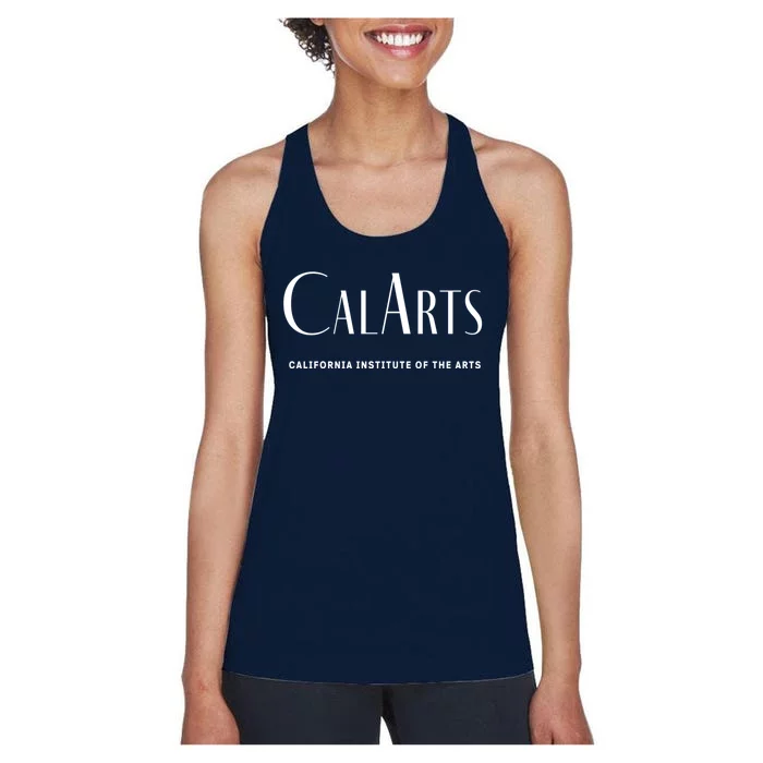 CalArts Art Deco Style College Women's Racerback Tank