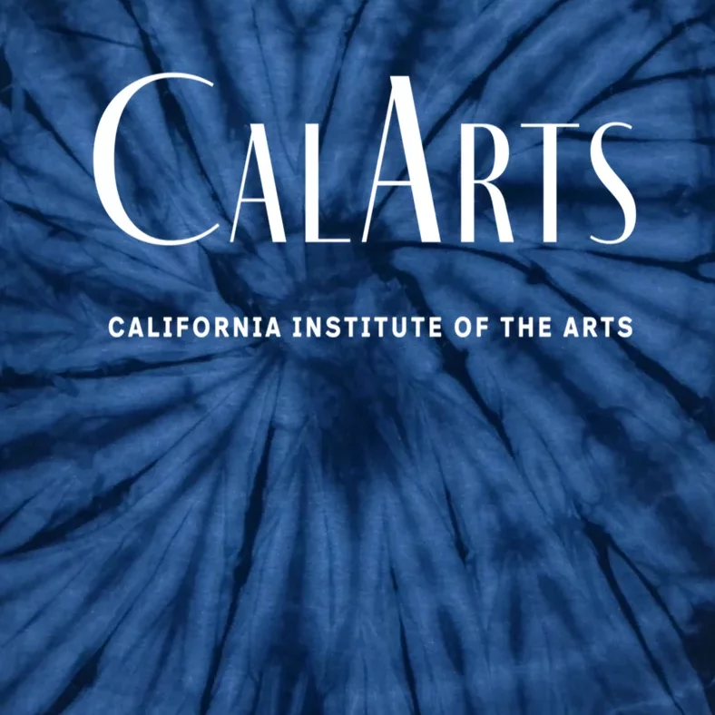 CalArts Art Deco Style College Tie-Dye T-Shirt