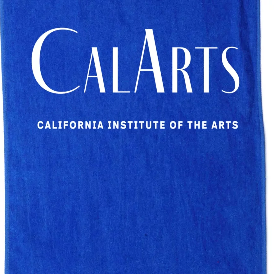 CalArts Art Deco Style College Platinum Collection Golf Towel