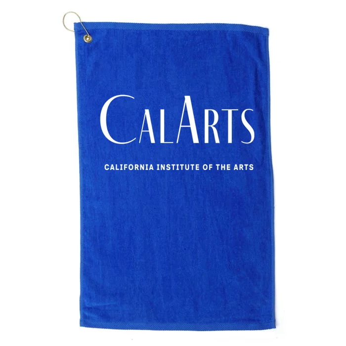 CalArts Art Deco Style College Platinum Collection Golf Towel