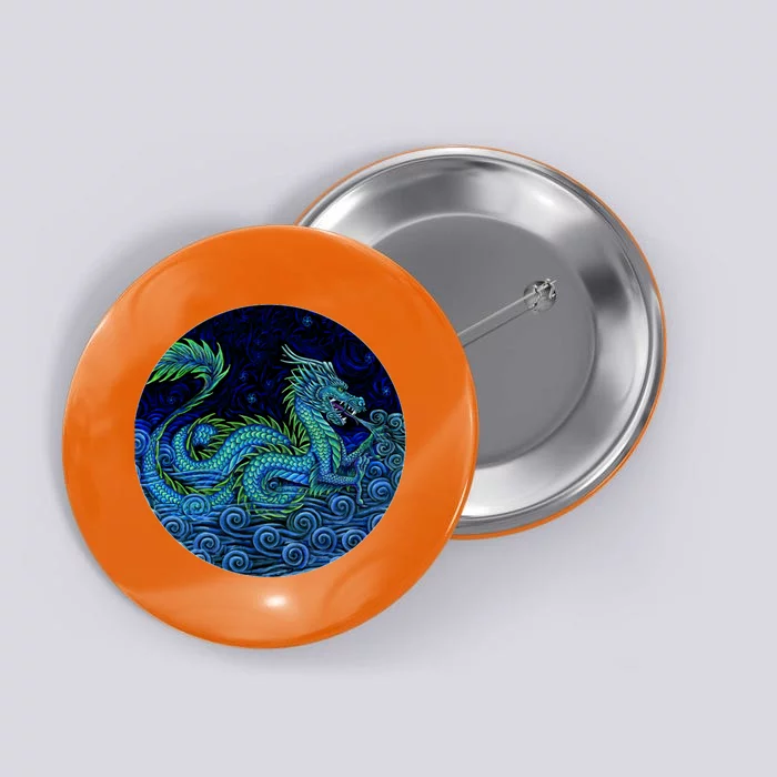 Chinese Azure Dragon Button