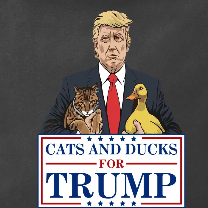 Cats And Ducks For Trump Zip Tote Bag