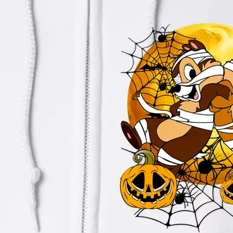 Chip And Dale Mummy Halloween Double Trouble Full Zip Hoodie