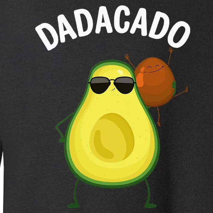 Cute Avocado Design For Dad Fruit Avocado Pear Lovers Toddler Sweatshirt