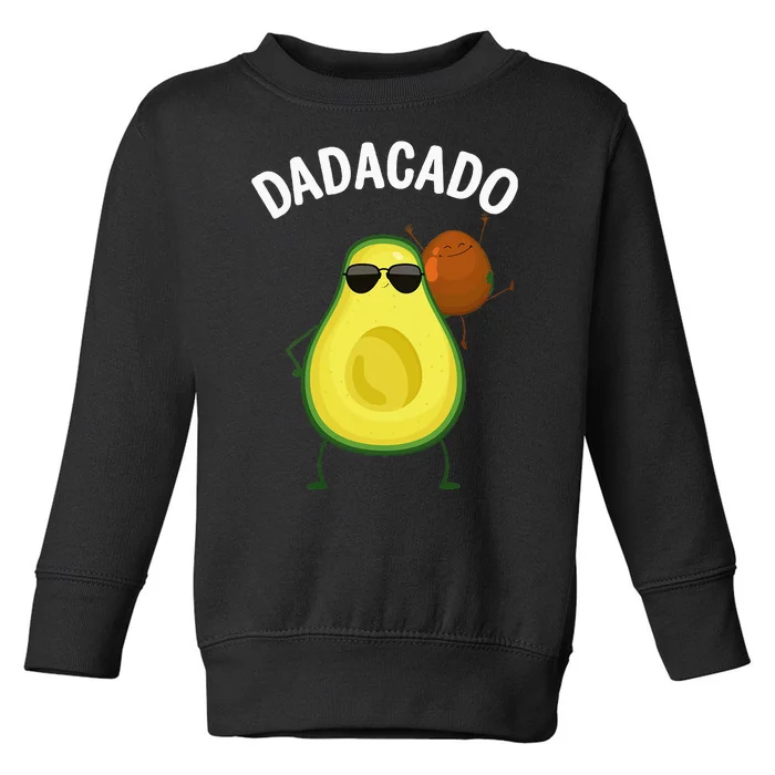 Cute Avocado Design For Dad Fruit Avocado Pear Lovers Toddler Sweatshirt