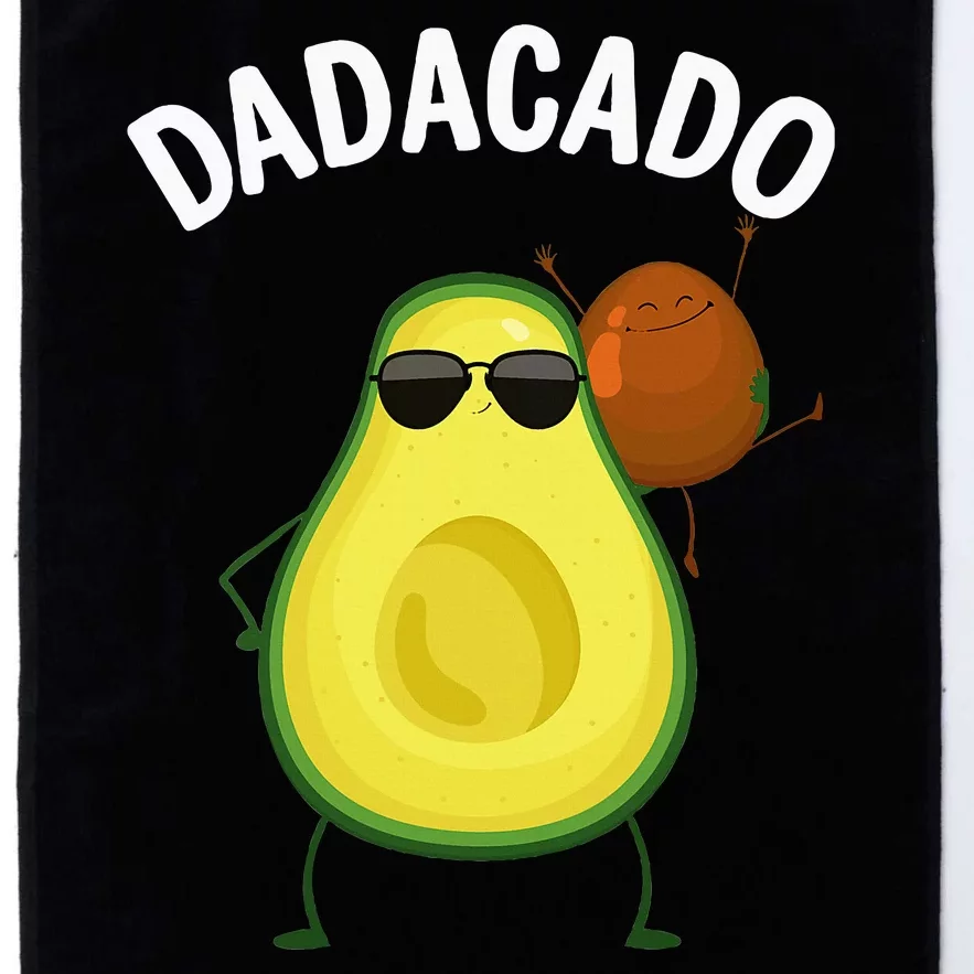 Cute Avocado Design For Dad Fruit Avocado Pear Lovers Platinum Collection Golf Towel