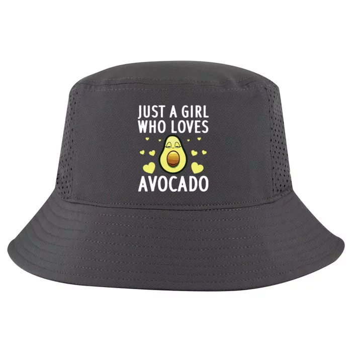 Cute Avocado Design For Girl Women Pear Avocado Lovers Cool Comfort Performance Bucket Hat