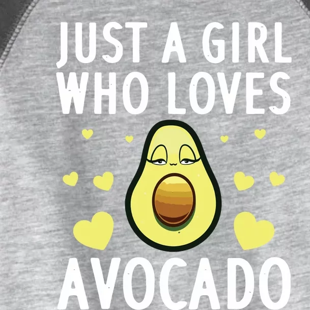 Cute Avocado Design For Girl Women Pear Avocado Lovers Toddler Fine Jersey T-Shirt