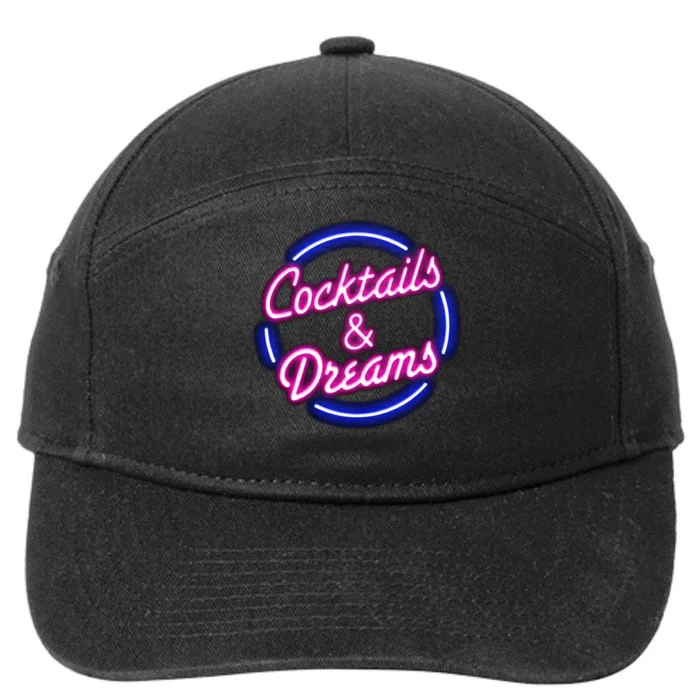 Cocktails And Dreams 7-Panel Snapback Hat