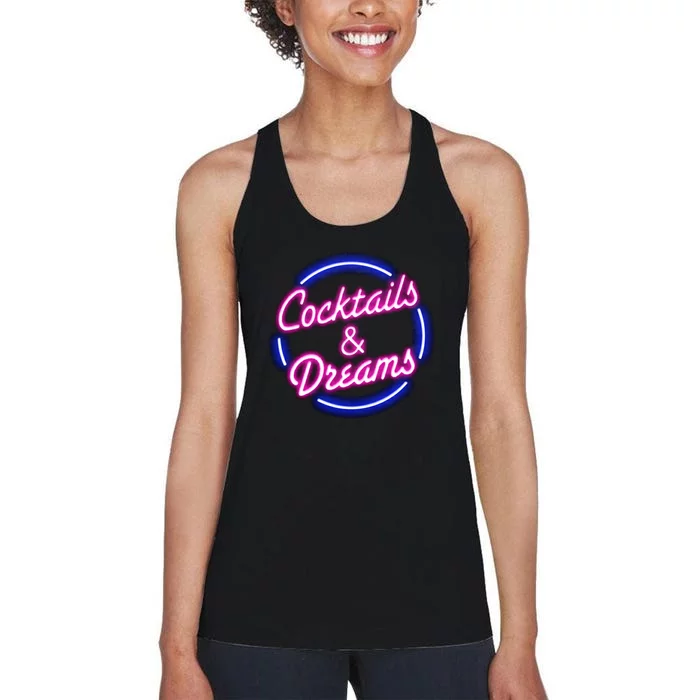 Cocktails And Dreams Women's Racerback Tank