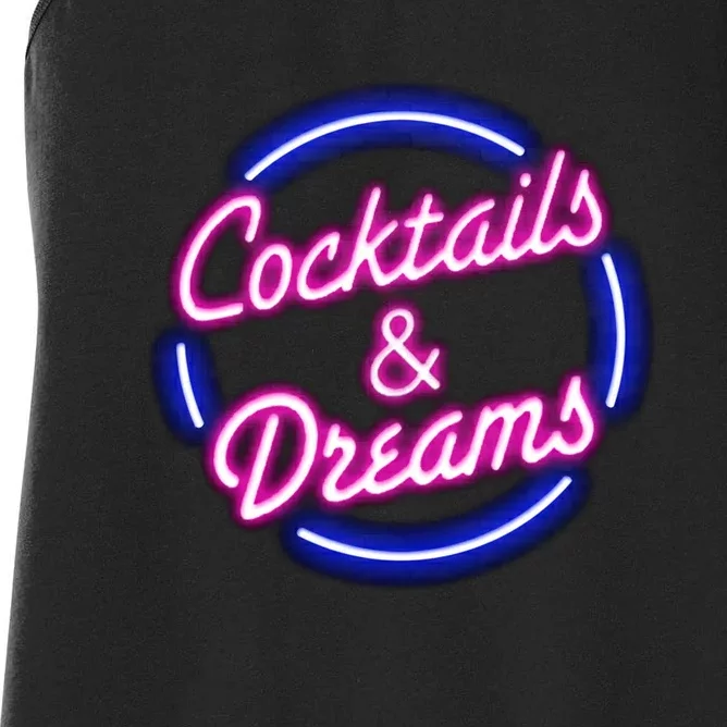 Cocktails And Dreams Women's Racerback Tank