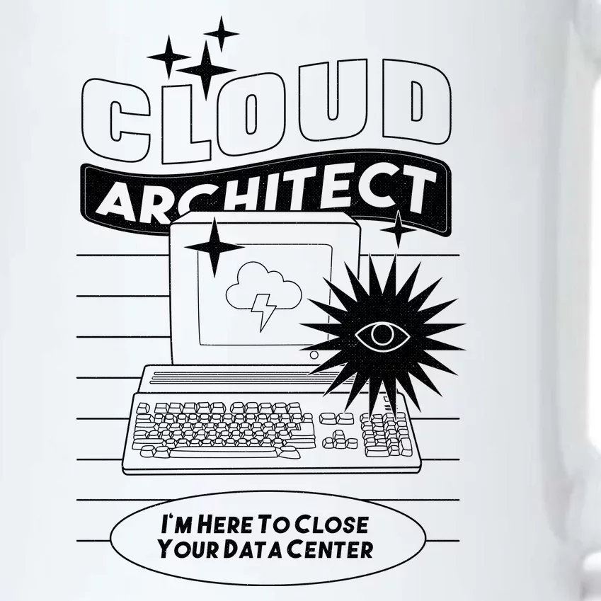 Cloud Architect Data Center Black Color Changing Mug