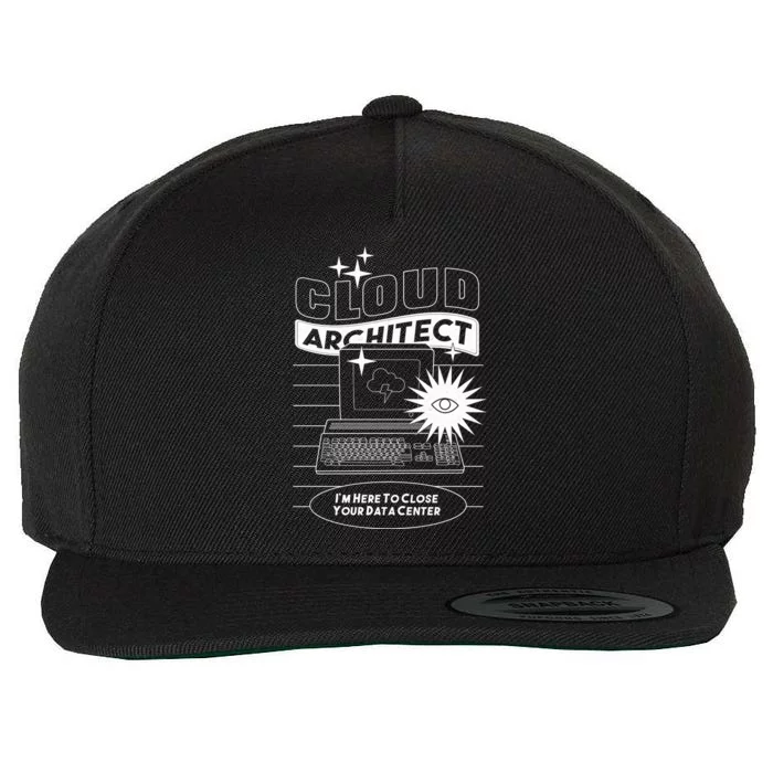 Cloud Architect Data Center Wool Snapback Cap