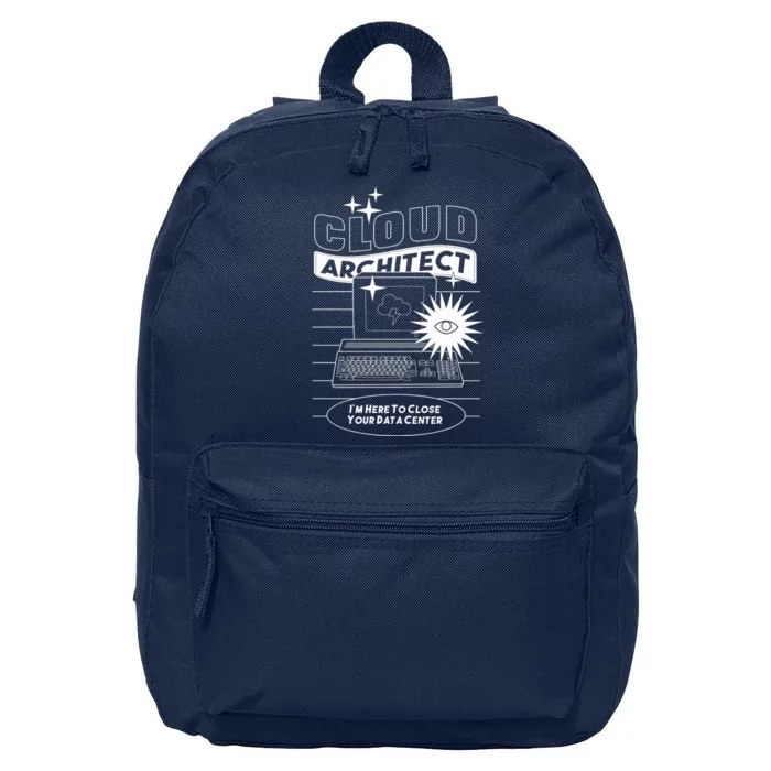 Cloud Architect Data Center 16 in Basic Backpack