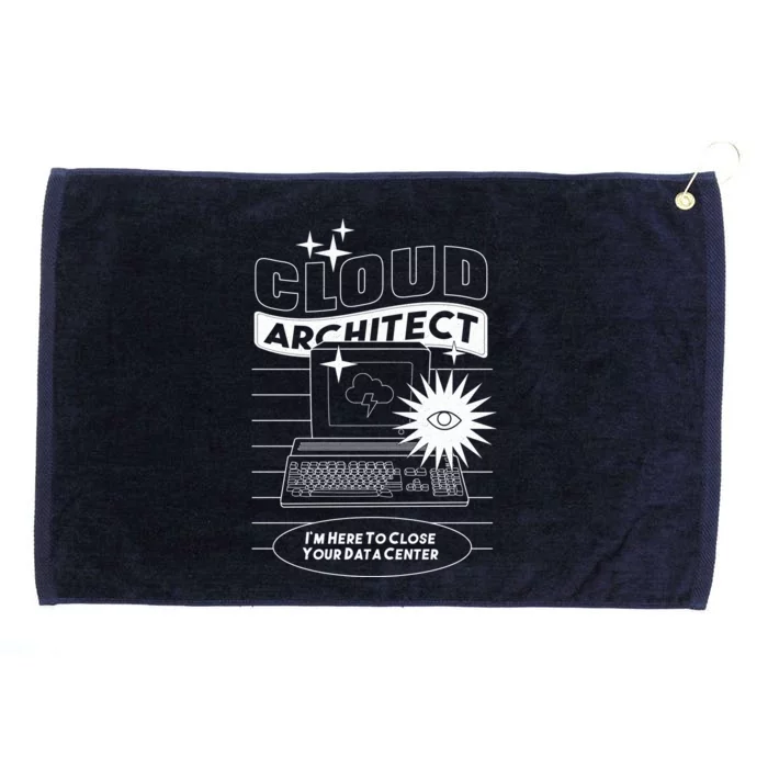 Cloud Architect Data Center Grommeted Golf Towel