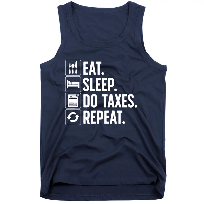 Cute Accountant Design For Men Women Accountant Accounting Tank Top