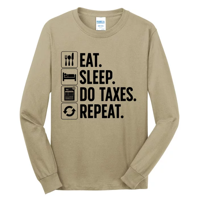 Cute Accountant Design For Men Women Accountant Accounting Tall Long Sleeve T-Shirt