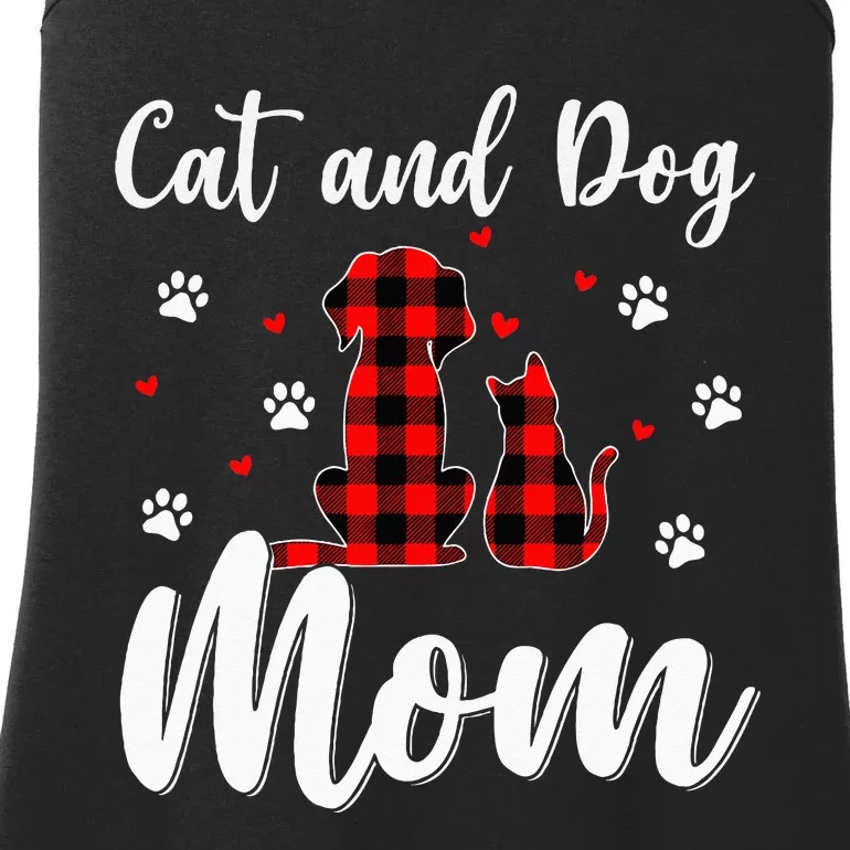 Cats And Dogs Mom Mothers Day Puppy Pets Animals Lover Ladies Essential Tank