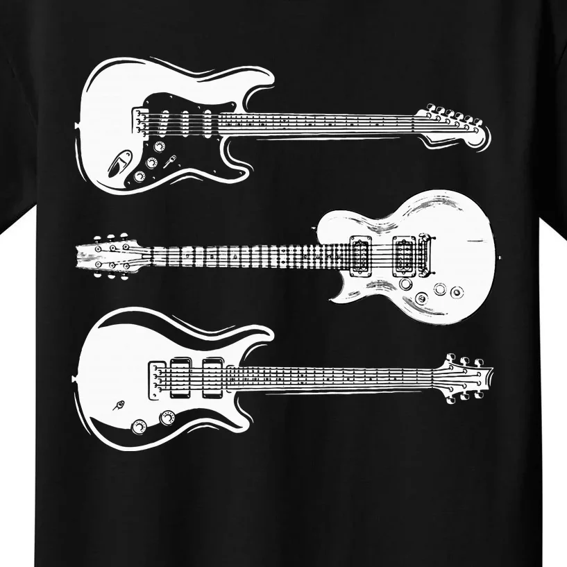 Cool Artistic Design For Guitar Players & Guitarists Unique Kids T-Shirt