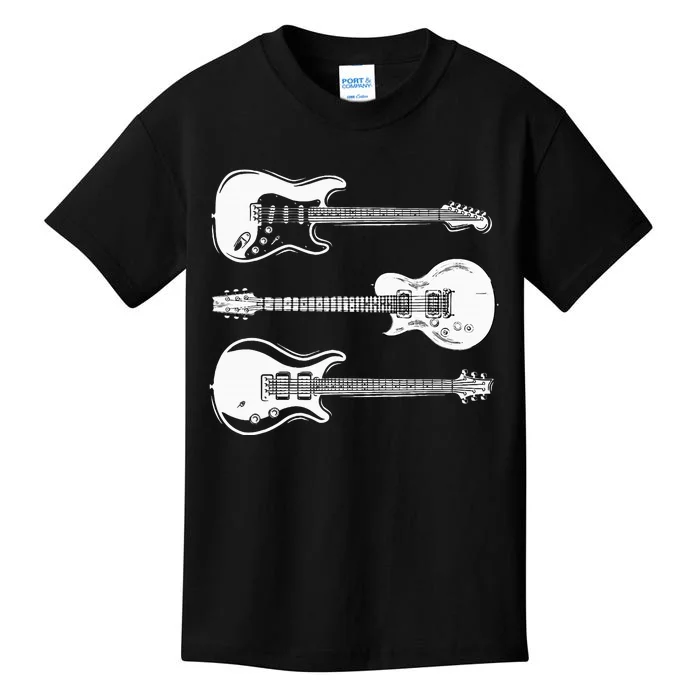 Cool Artistic Design For Guitar Players & Guitarists Unique Kids T-Shirt