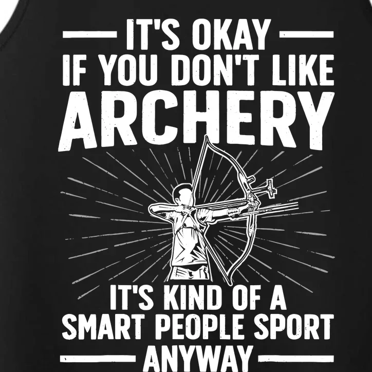 Cute Archery Design For Archer Bow Archery Lover Performance Tank