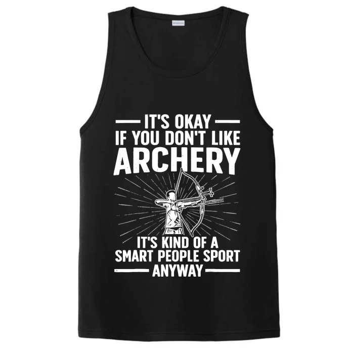 Cute Archery Design For Archer Bow Archery Lover Performance Tank