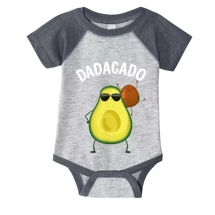 Cute Avocado Design For Dad Fruit Avocado Pear Lovers Infant Baby Jersey Bodysuit