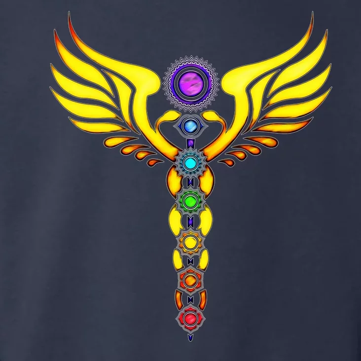 Caduceus With 7 Chakras Toddler Hoodie